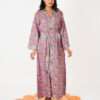 Colorful Cotton Block Printed Kimono - Image 3