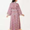 Colorful Cotton Block Printed Kimono - Image 4