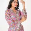 Colorful Cotton Block Printed Kimono