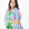 Multicolor cotton printed kimonos